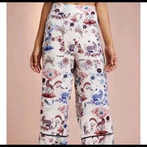 Anthropologie Wonderland sleep pants